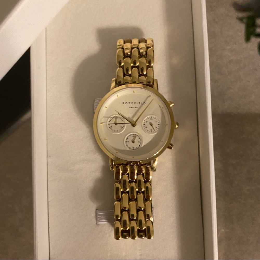 NWT Unopened Rosefield Gabby Gold Watch